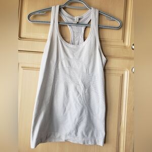 lululemon athletica Light Gray Racerback Tank
